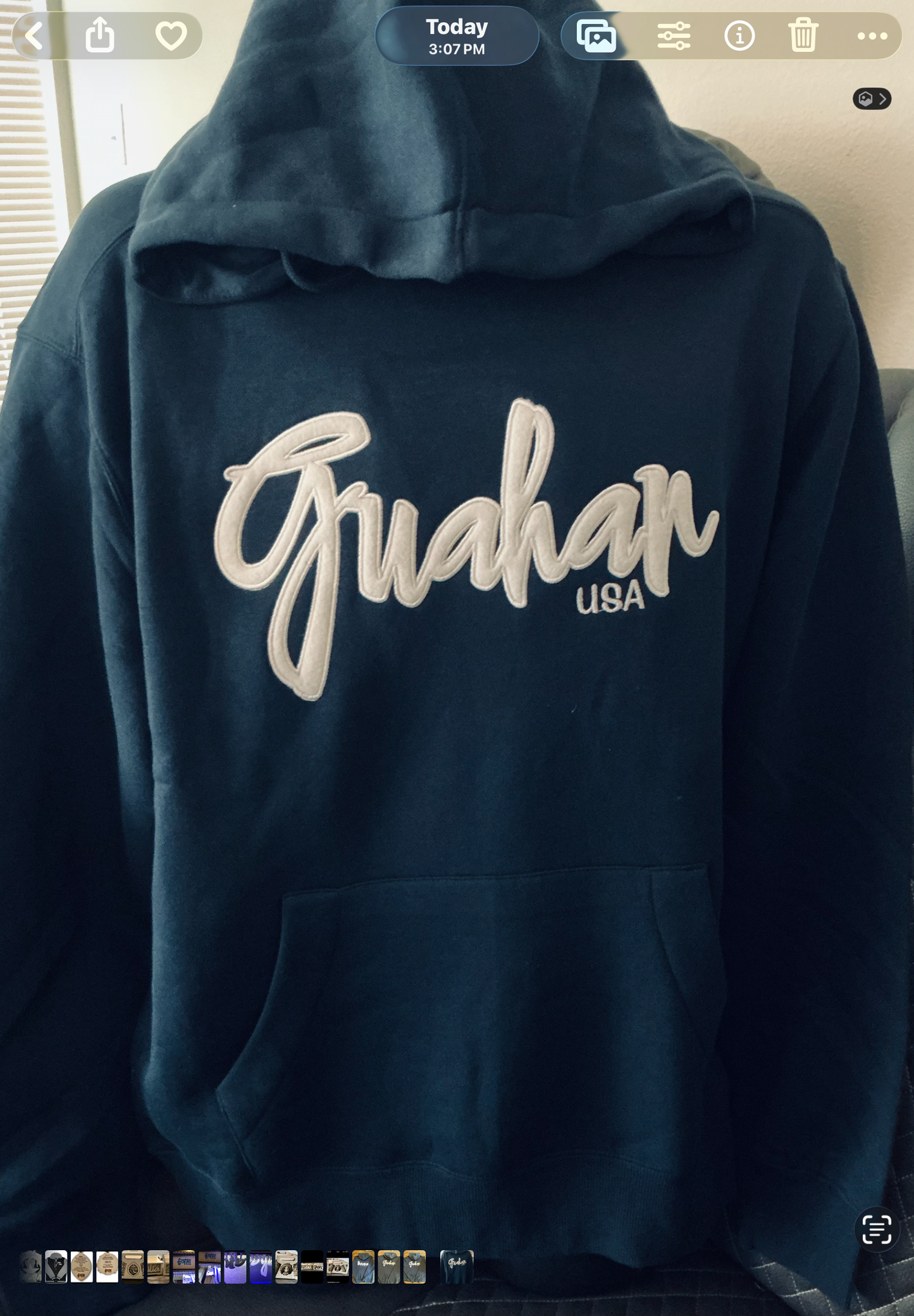 “Guahan” Dark Blue Hoodie