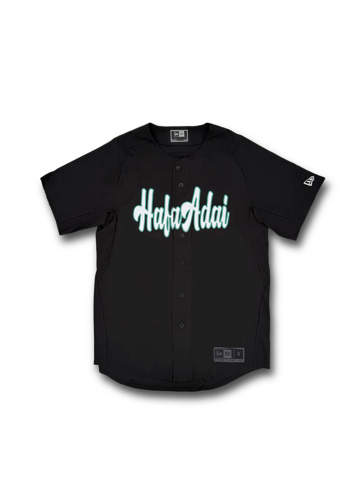 Black Baseball Jersey Hafa Adai