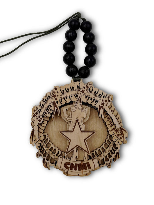 CNMI Seal Wooden Hanger