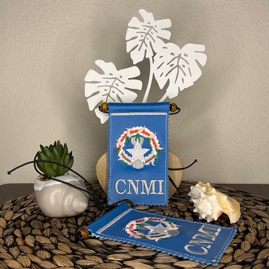 CNMI Embroidered Flag Hanger