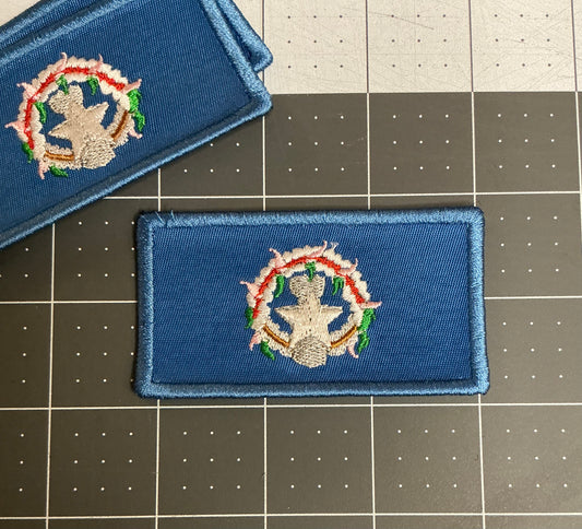 CNMI flag patches/no velcro