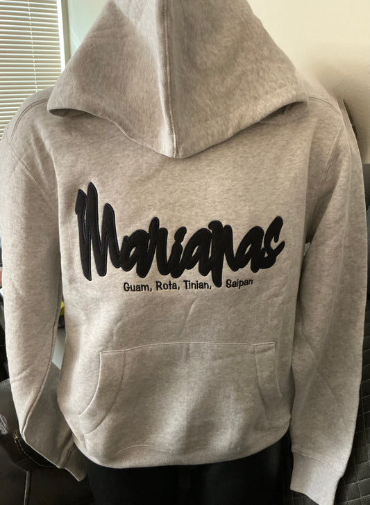 “Marianas” Ash Color Hoodie
