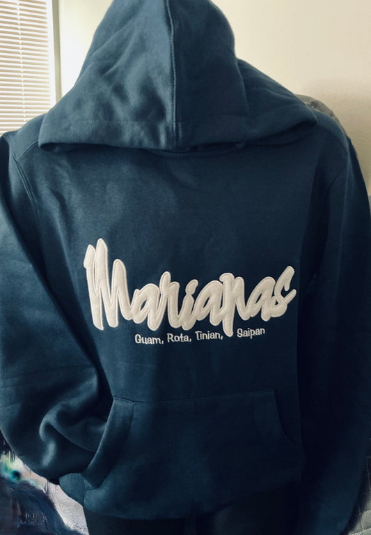 “Marianas” Dark Blue Hoodie